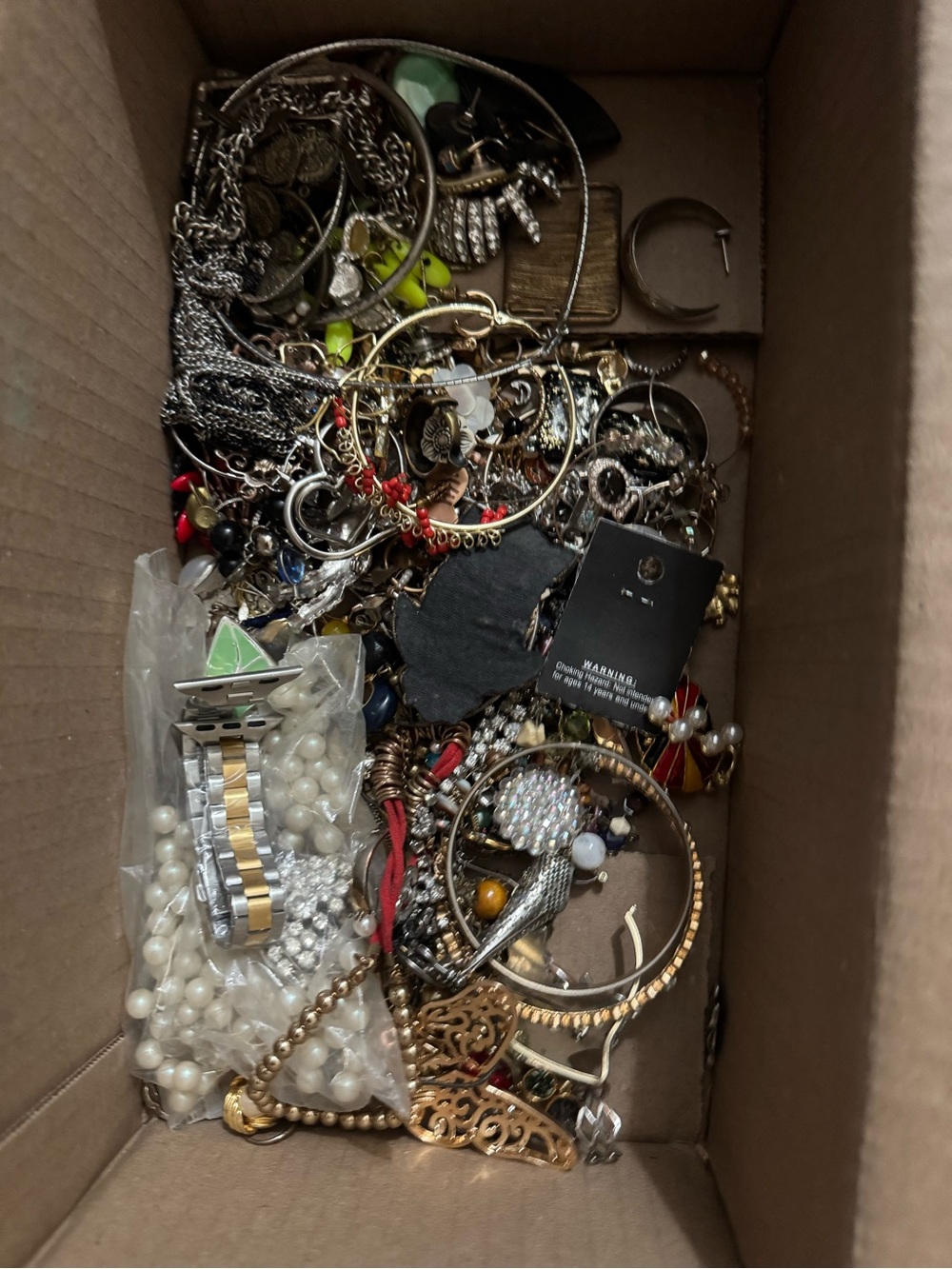 2lbs of jewelry parts for crafting